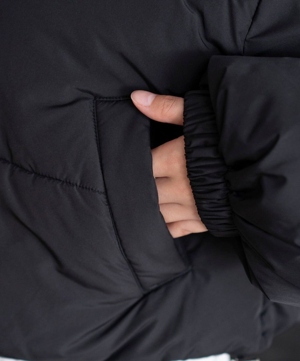 WEGO 【25年秋冬新作/SMサイズ展開】2WAYファーフードショートパファーブルゾン 