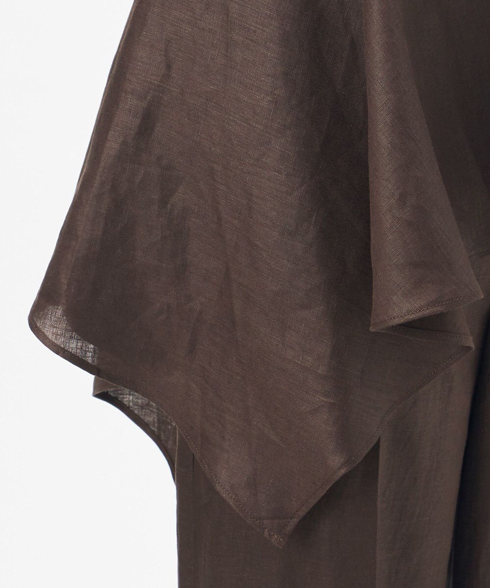 23区 【エステータ】チンツリネン ペプラム ブラウス 