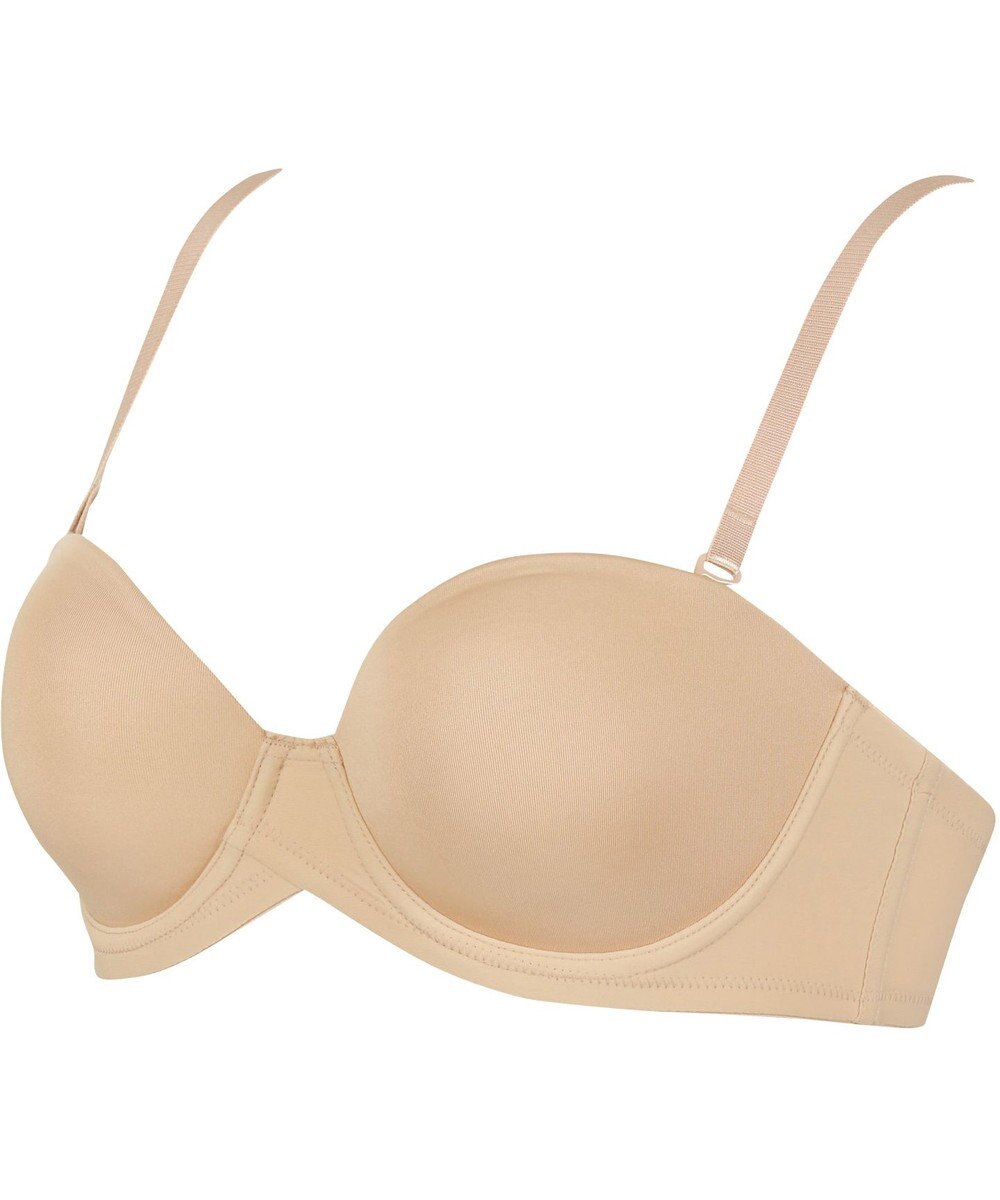 WACOAL Tシャツブラ ブラジャー 【EverChic】 ストラップレスで着用可能 シームレスモールドカップ メッシュ素材(カップ肌側) ブラ レディース BRB694 /ワコール 