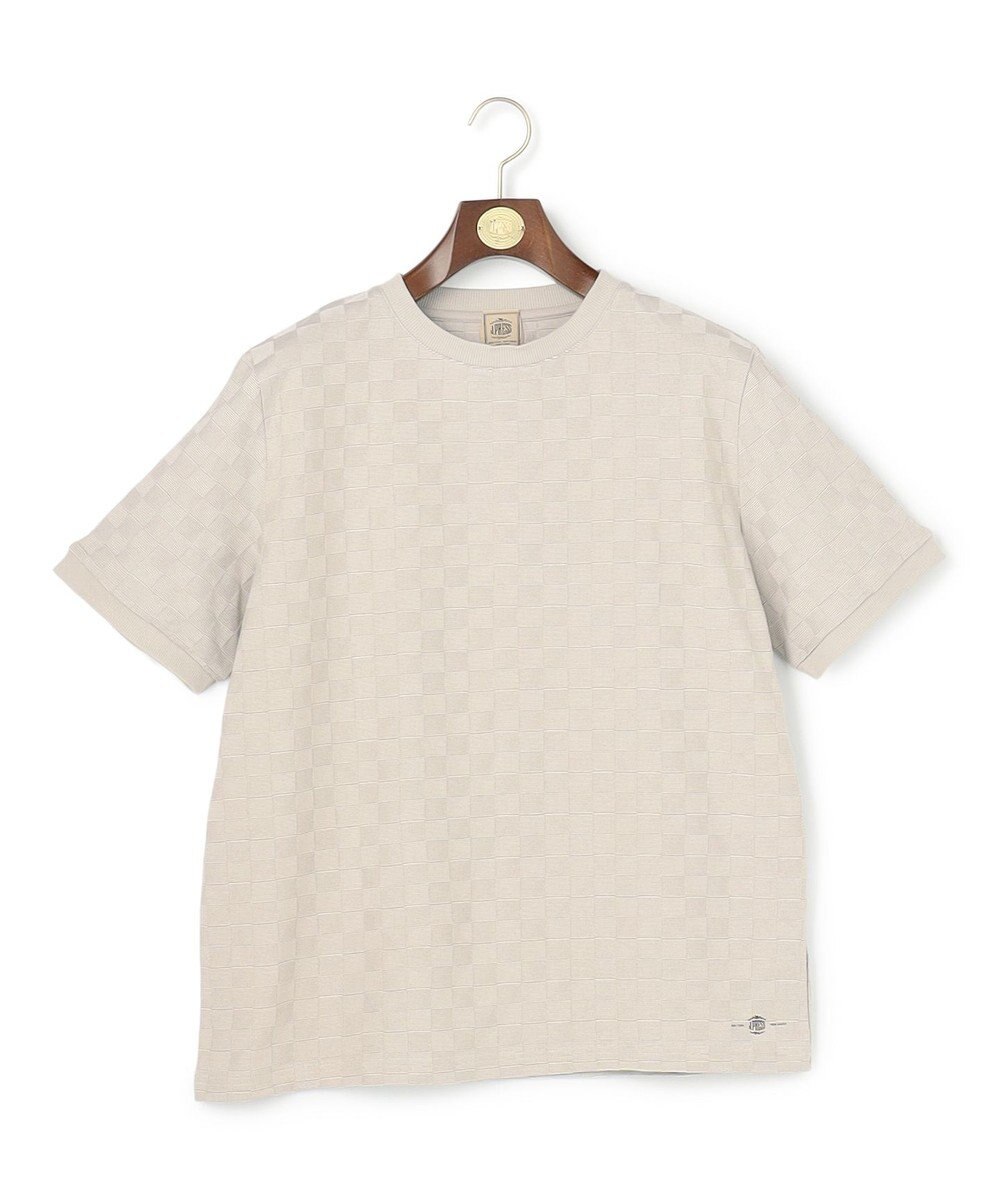 J.PRESS MEN ジャケットインの最適解【接触冷感 / 吸水速乾】【J.PRESS PREMIUM JERSEY】アーガイルリンクス Tシャツ 