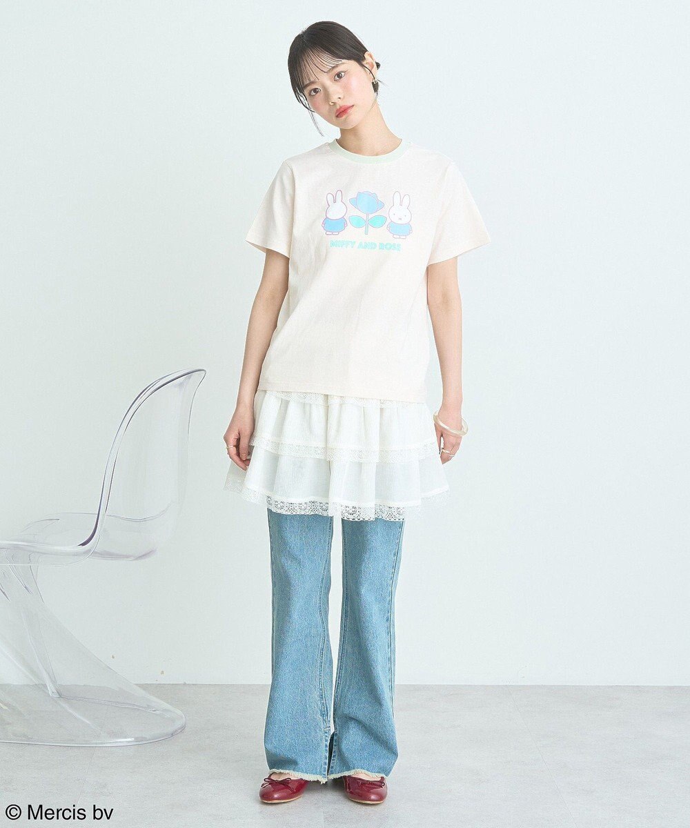 earth music&ecology ｍｉｆｆｙ／ｅａｒｔｈ　Ｒｏｓｅ　ｒｉｎｇｅｒ　Ｔｅｅ 