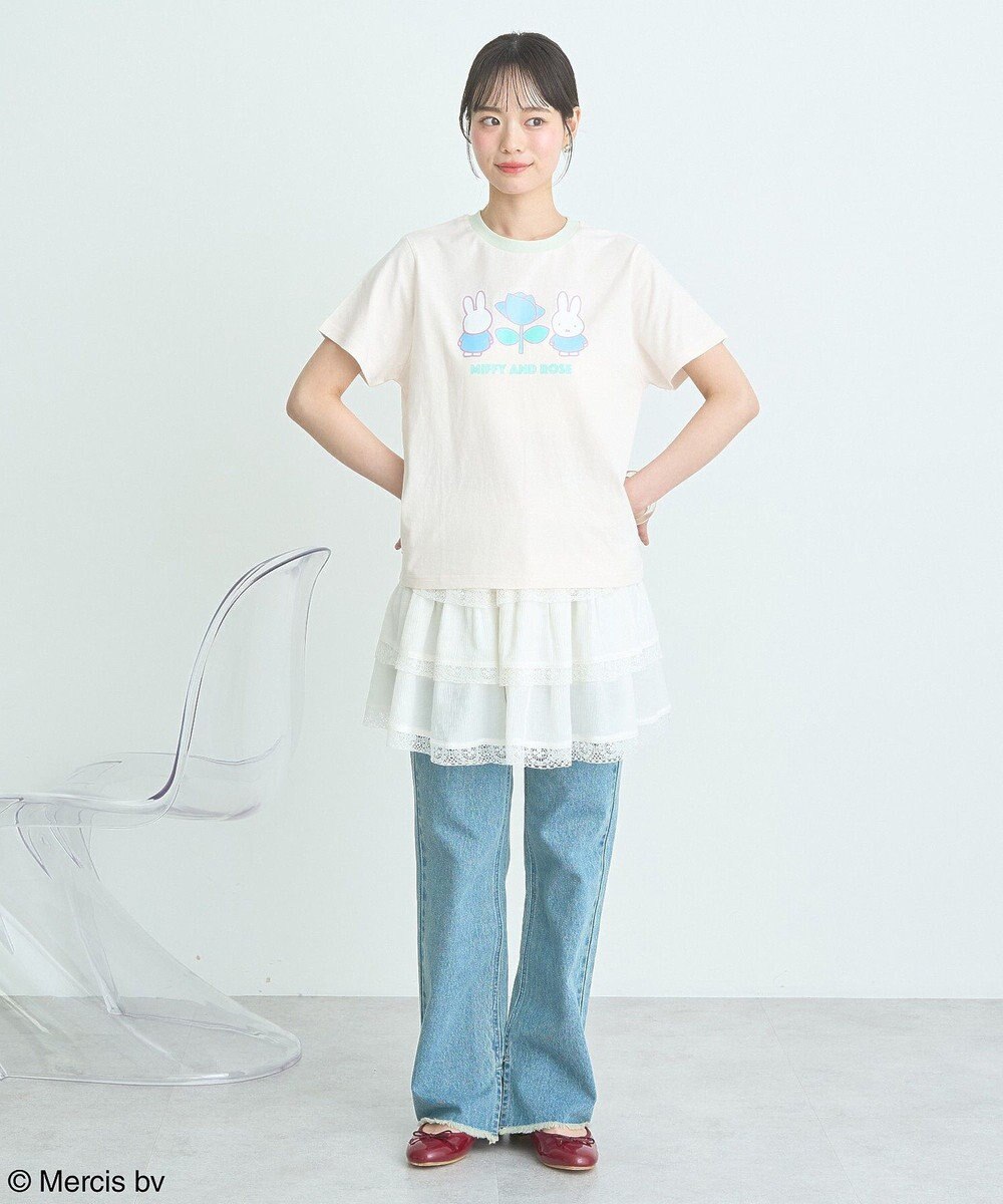earth music&ecology ｍｉｆｆｙ／ｅａｒｔｈ　Ｒｏｓｅ　ｒｉｎｇｅｒ　Ｔｅｅ 
