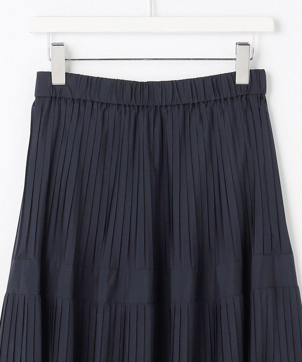 ANY SIS L プリーツ切替 スカート 