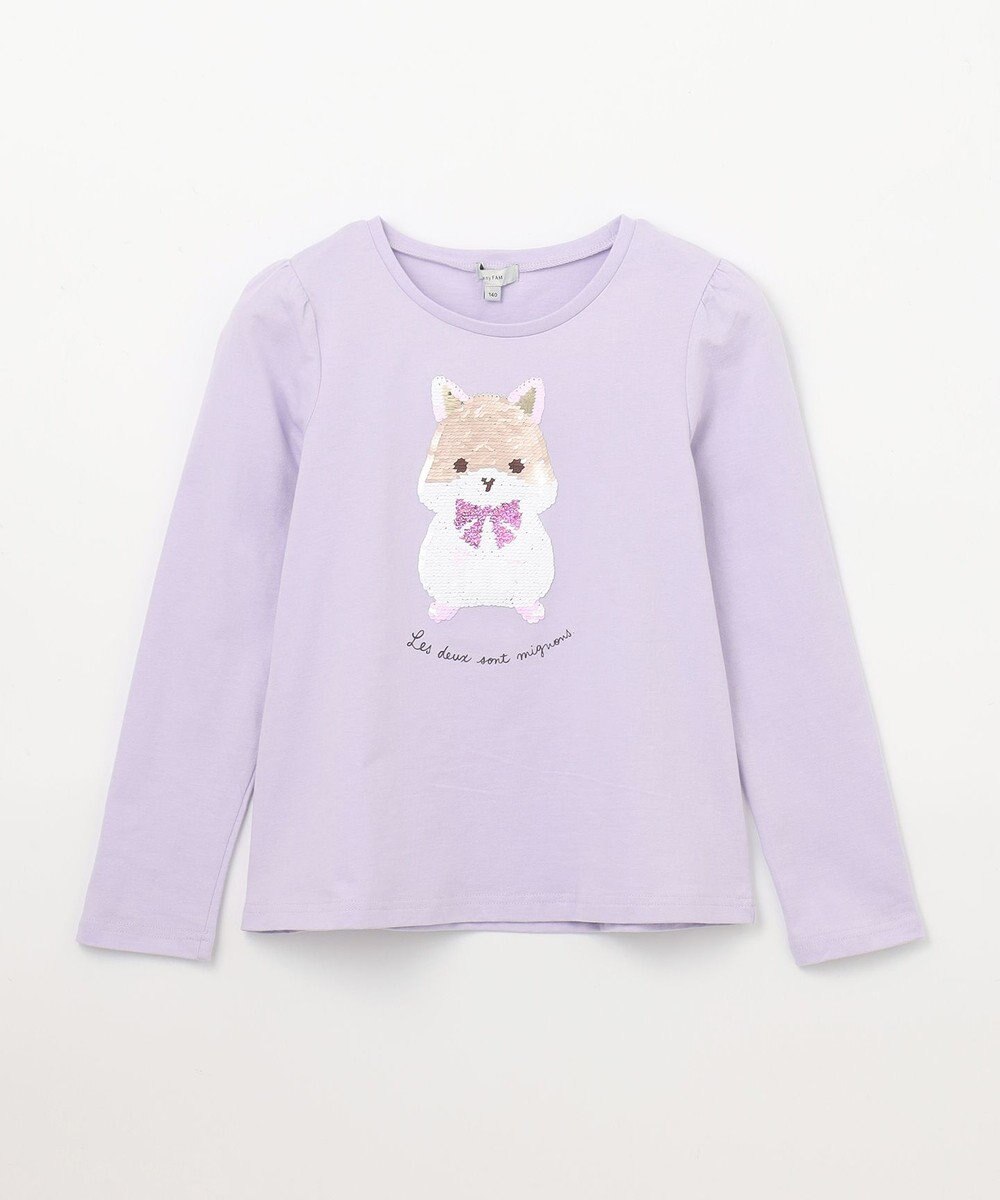 ANY KIDS ミラクルスパンコール 長袖 Tシャツ 