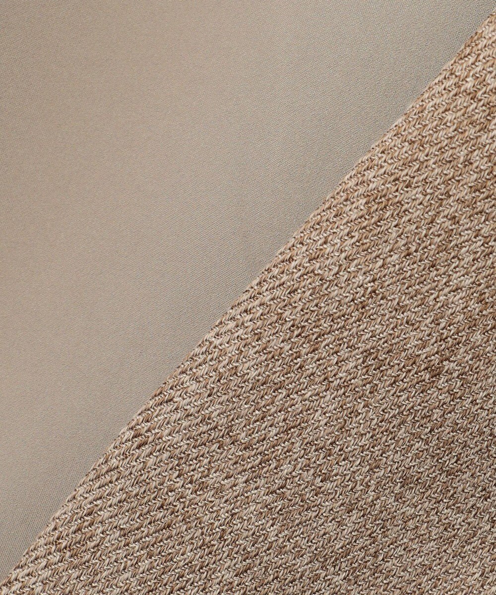 23区 【洗える】ウールライクカルゼ ノーカラー ジャケット 