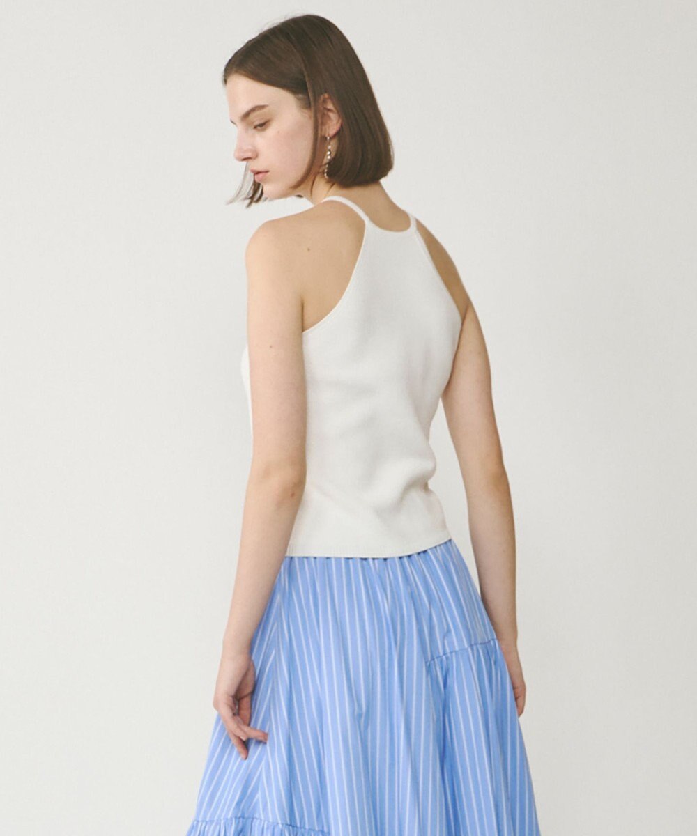 GRACE CONTINENTAL ハイゲージ畦ニットトップ 