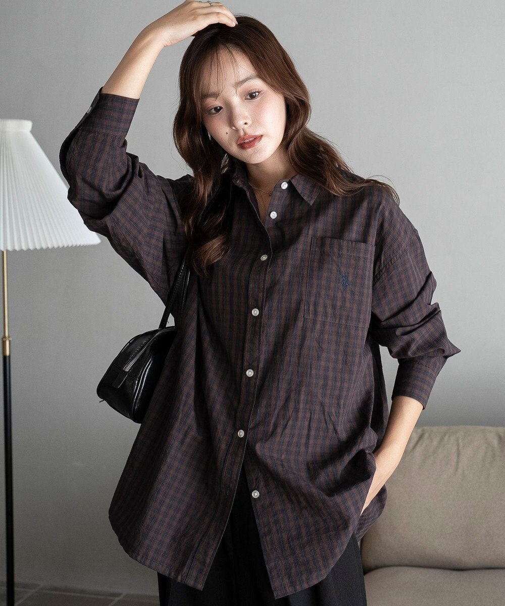 WEGO 【25年秋新色登場★】U.S. POLO ASSN.別注ロングスリーブシャツ 