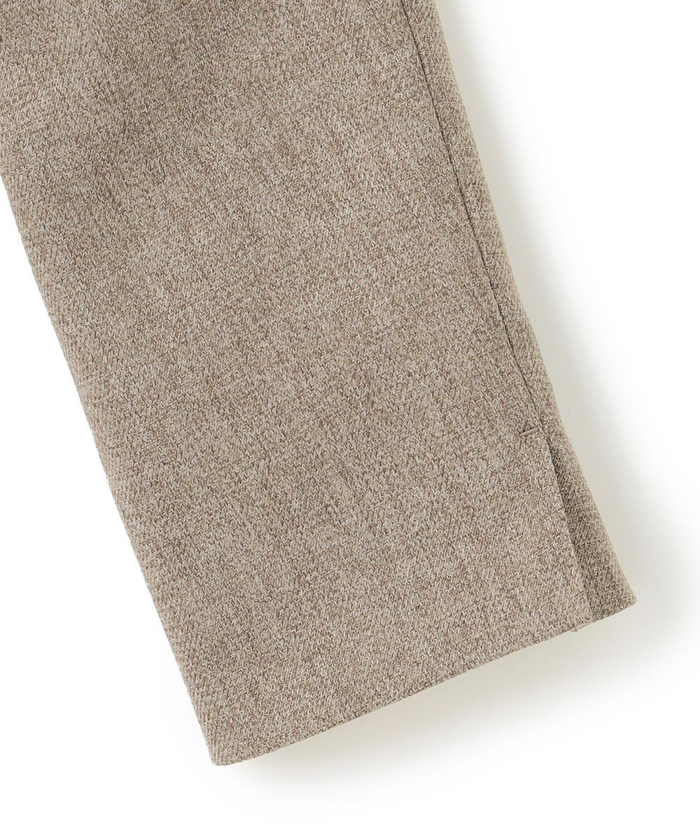 23区 【洗える】ウールライクカルゼ ノーカラー ジャケット 