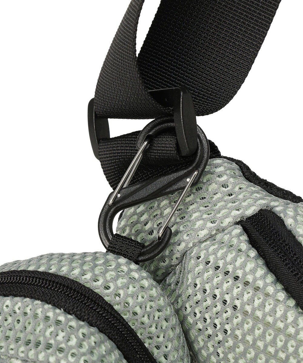 AMERICAN HOLIC 【2点SET】ポーチ付ダブルメッシュウエストポーチ 