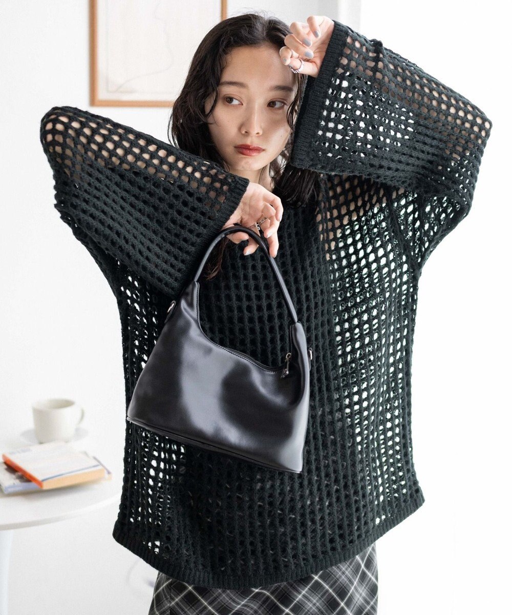 WEGO ビッグメッシュニットプルオーバー 