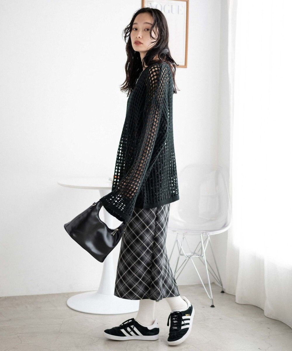 WEGO ビッグメッシュニットプルオーバー 