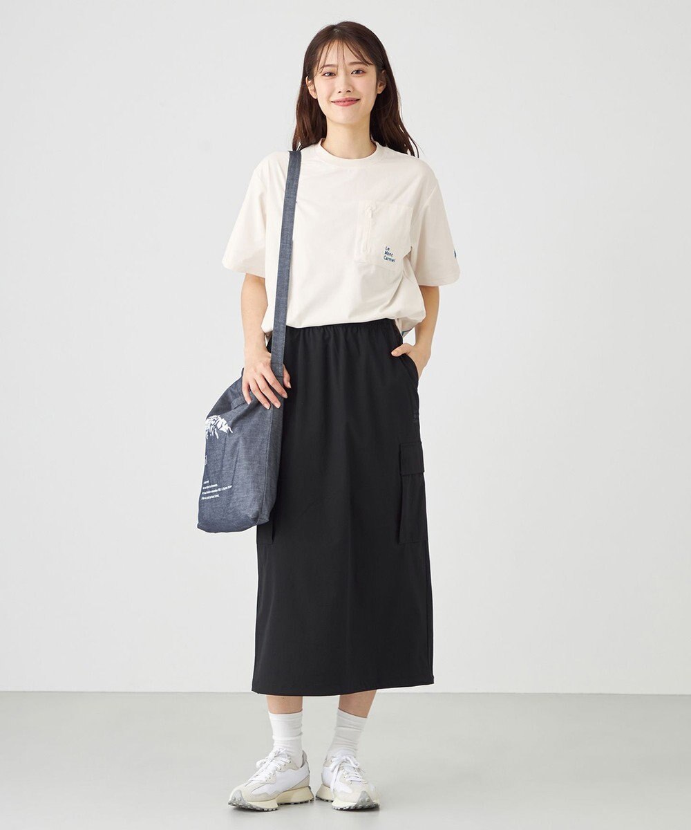 SHARE PARK LADIES 【撥水・UVカット・ストレッチ・軽量 】ナイロンカーゴスカート（S・Mサイズ） 