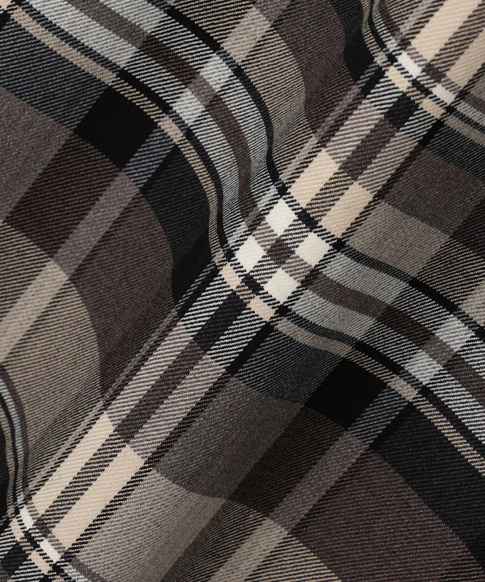 J.PRESS LADIES 【洗える】テトロンレーヨン/ウール milledタータン スカート 