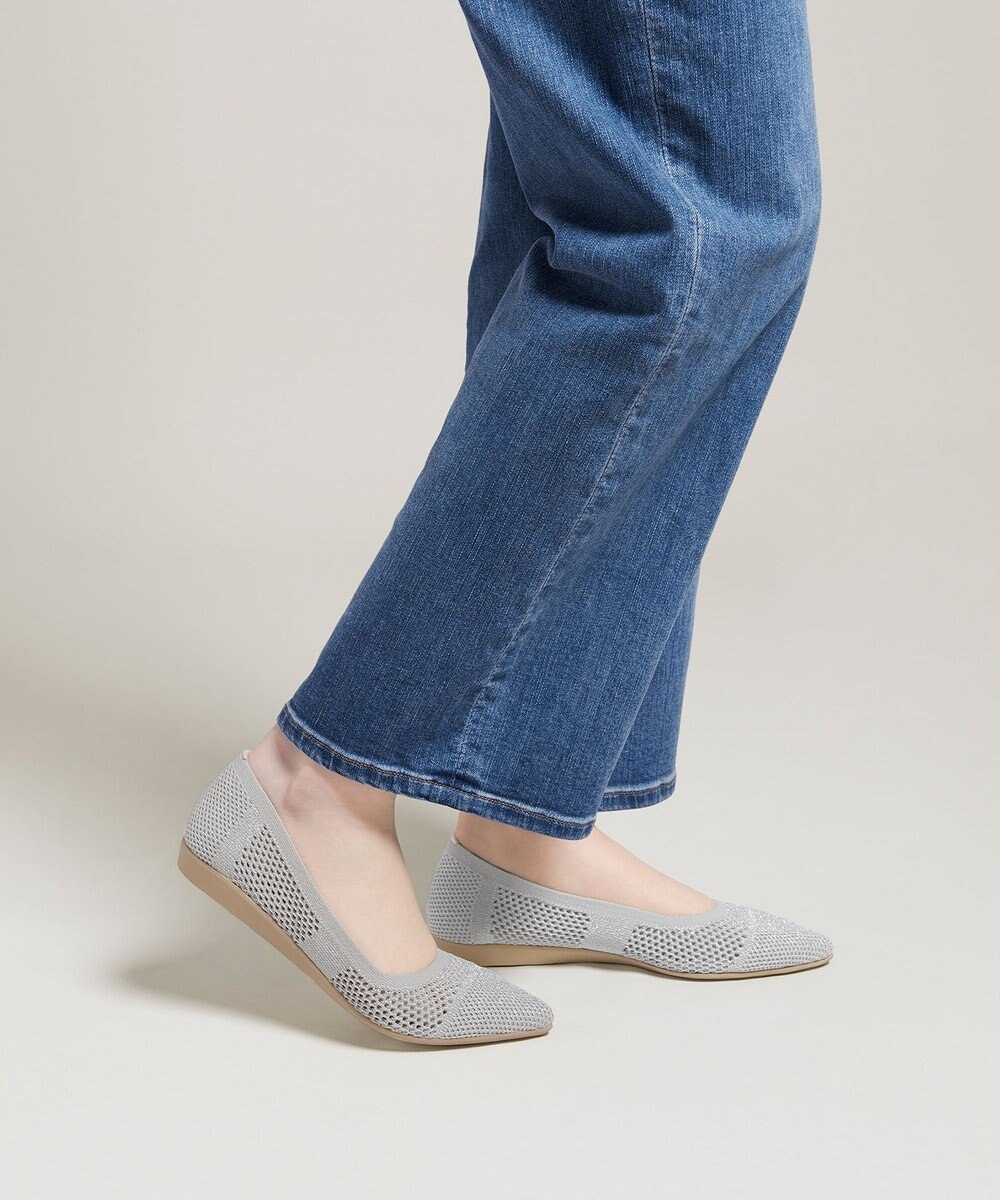 steppi 【洗える/撥水】パターンメッシュ パンプス 