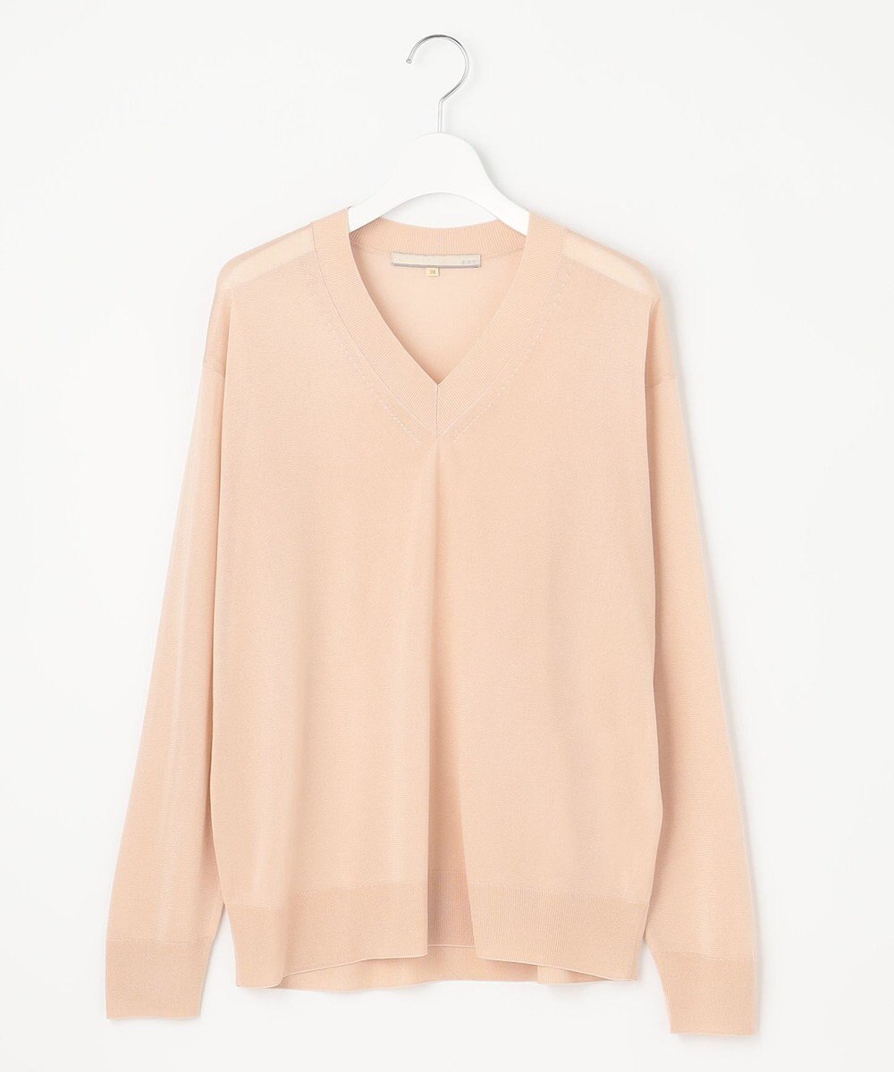 自由区 【XSサイズ～/洗える】シャインハイゲージ ニット 