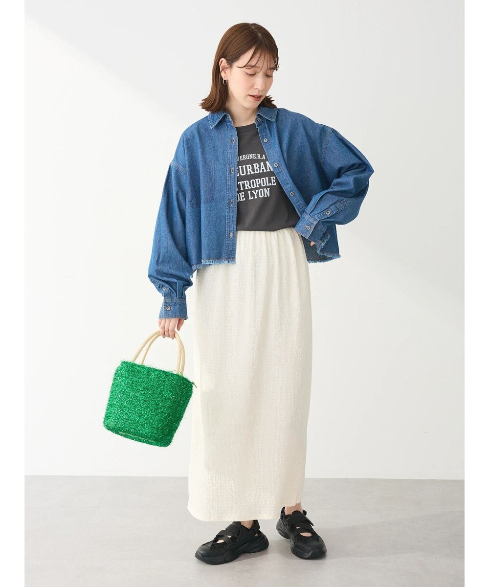 Green Parks 多段カレッジロゴボックスＴシャツ 