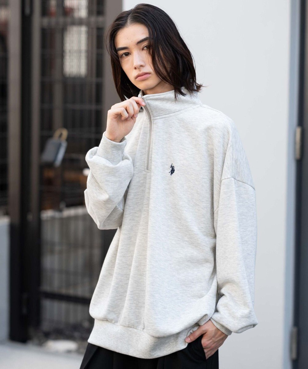 WEGO 【WEB限定/25年秋冬新作/ユニセックス着用ITEM】別注USPOLOハーフZIPPO 