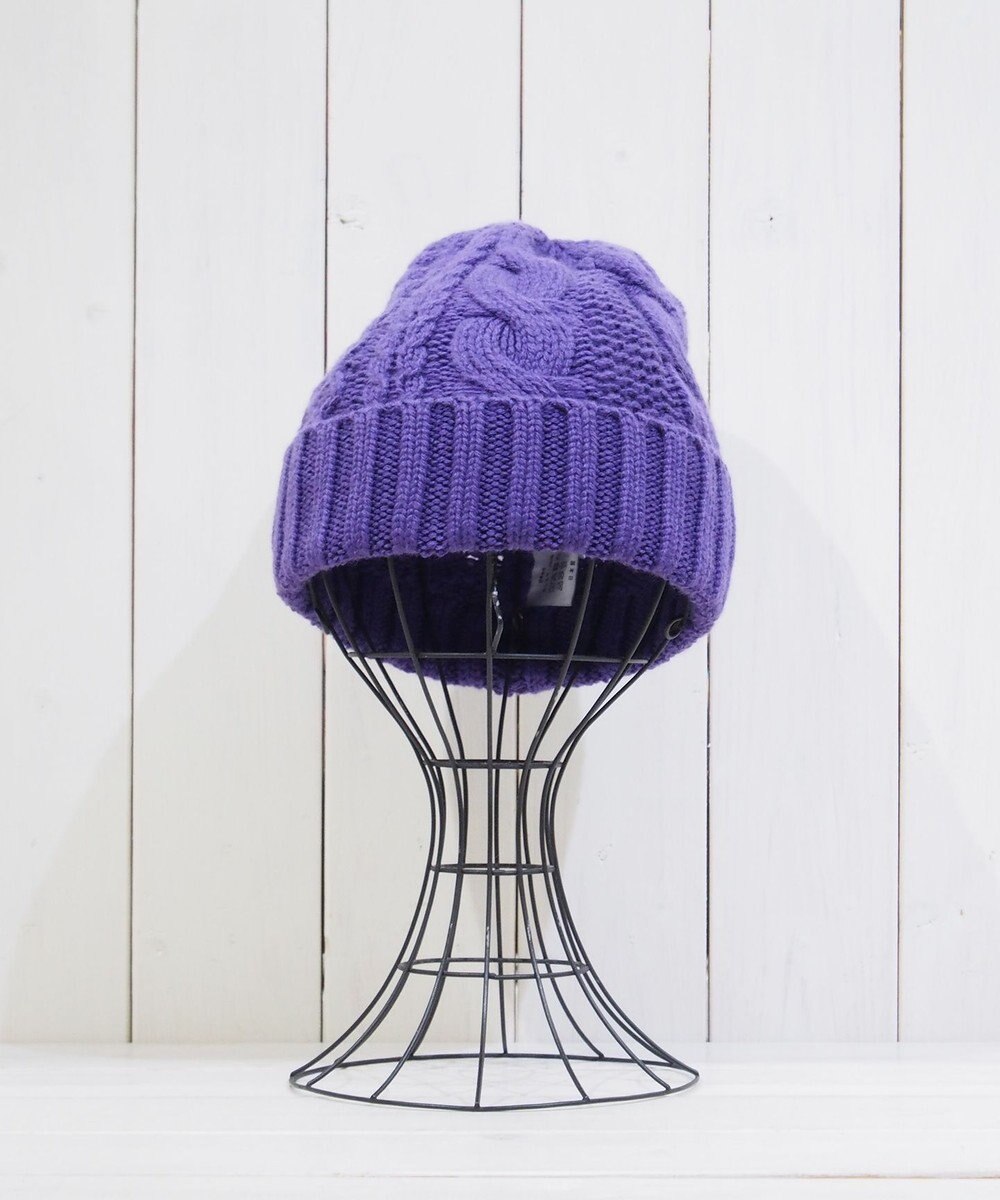 石田製帽 〈新色追加！〉カシミヤニット アラン編みワッチN ニット帽 