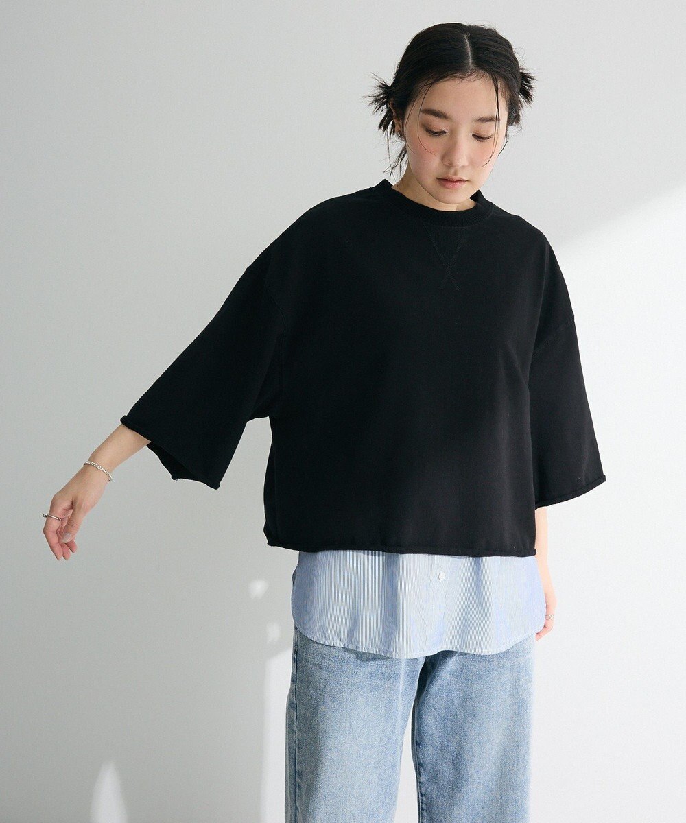 Green Parks ・ＳＵＧＡＲ　ＳＰＯＯＮ　７分袖ウラケスウェット 