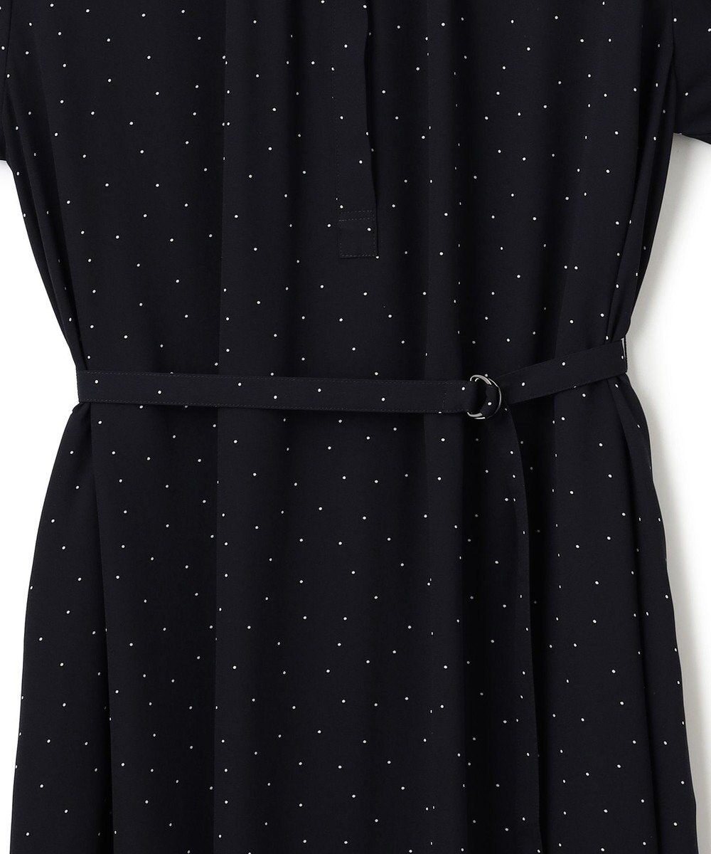 23区 S 【洗える】バックサテンアムンゼン ドットプリント ワンピース 