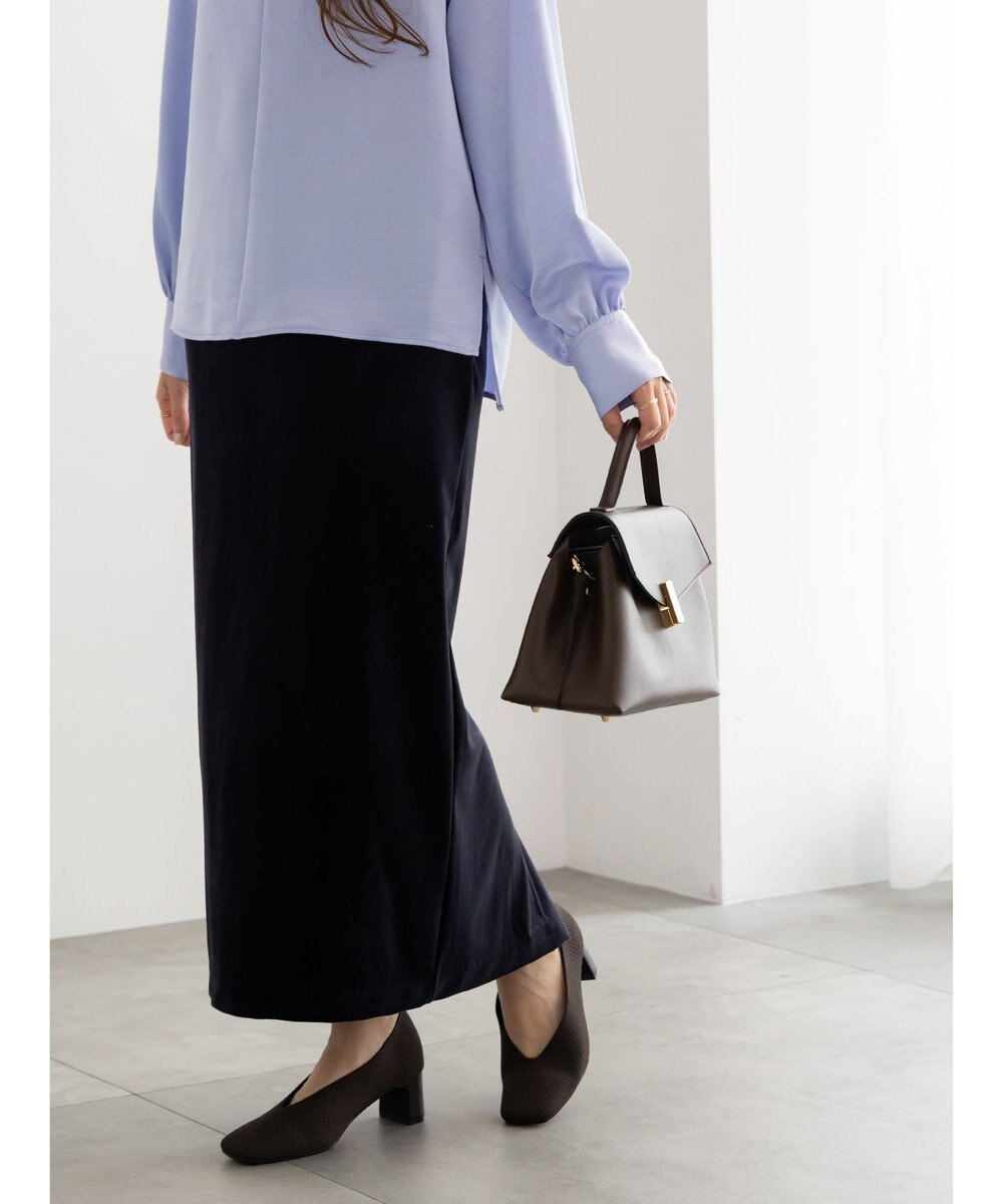 Te chichi ベロアナロースカート《2025Autumn catalog vol.2 item》 