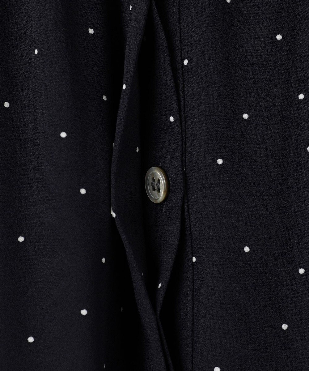 23区 S 【洗える】バックサテンアムンゼン ドットプリント ワンピース 