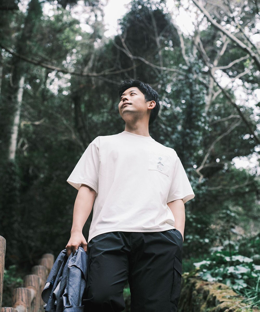 SHARE PARK MENS 【UVカット・吸水速乾・ストレッチ・軽量 】ポケットロゴTシャツ（L・XLサイズ） 