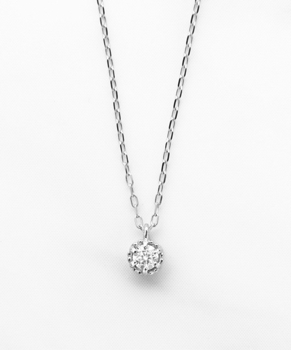 TOCCA 【WEB限定】FLORA PLATINUM DIAMOND NECKLACE プラチナ ダイヤモンド ネックレス プラチナ系