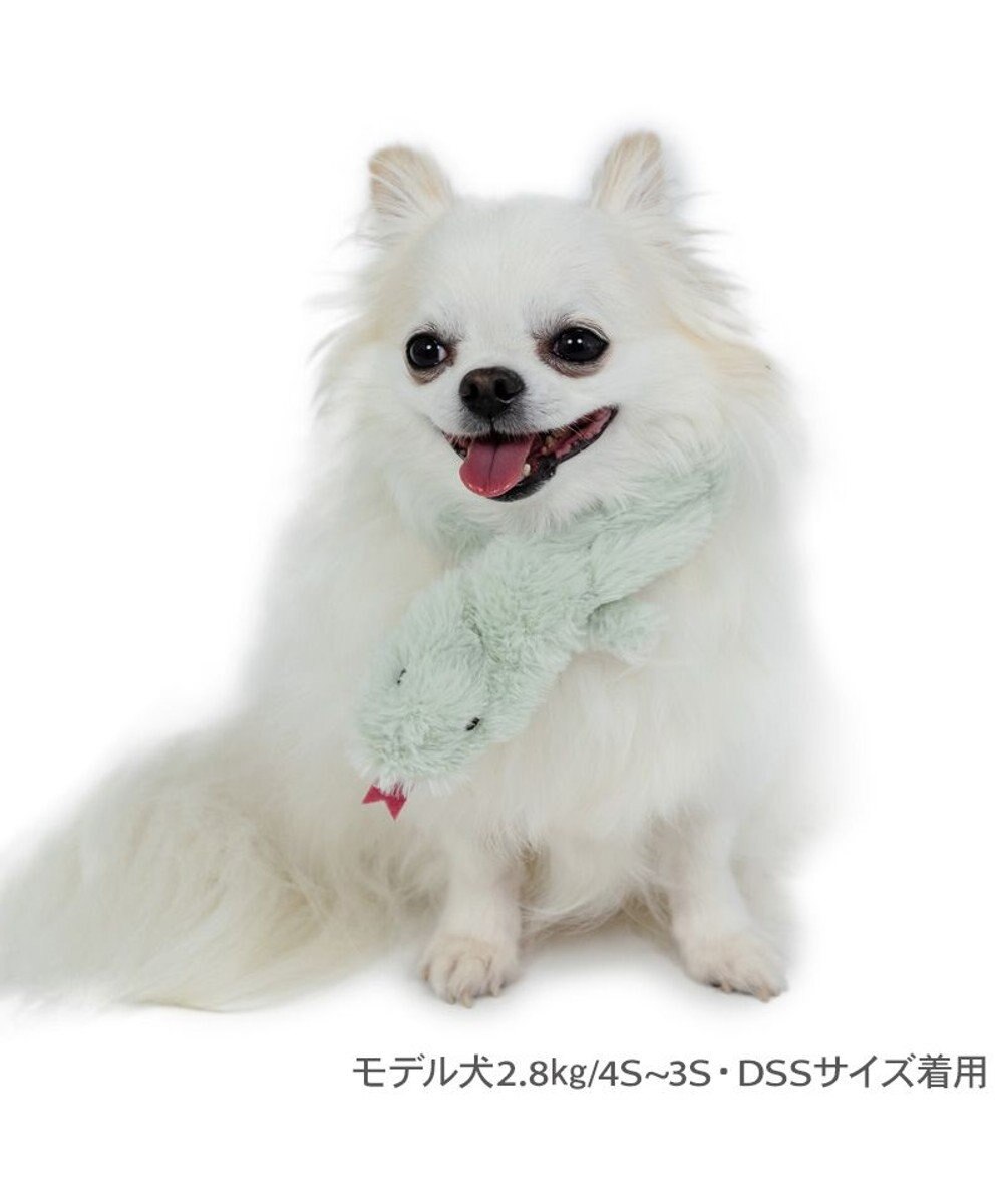 PET PARADISE ペットパラダイス 干支 巳 マフラー 《グリーン》 小型犬 ４Ｓ～３Ｓ・ＤＳＳ 