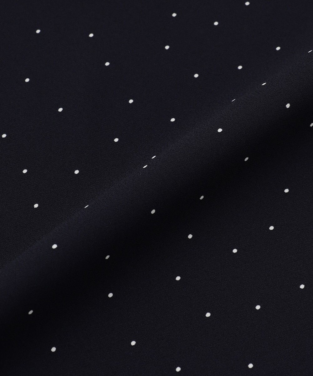 23区 S 【洗える】バックサテンアムンゼン ドットプリント ワンピース 