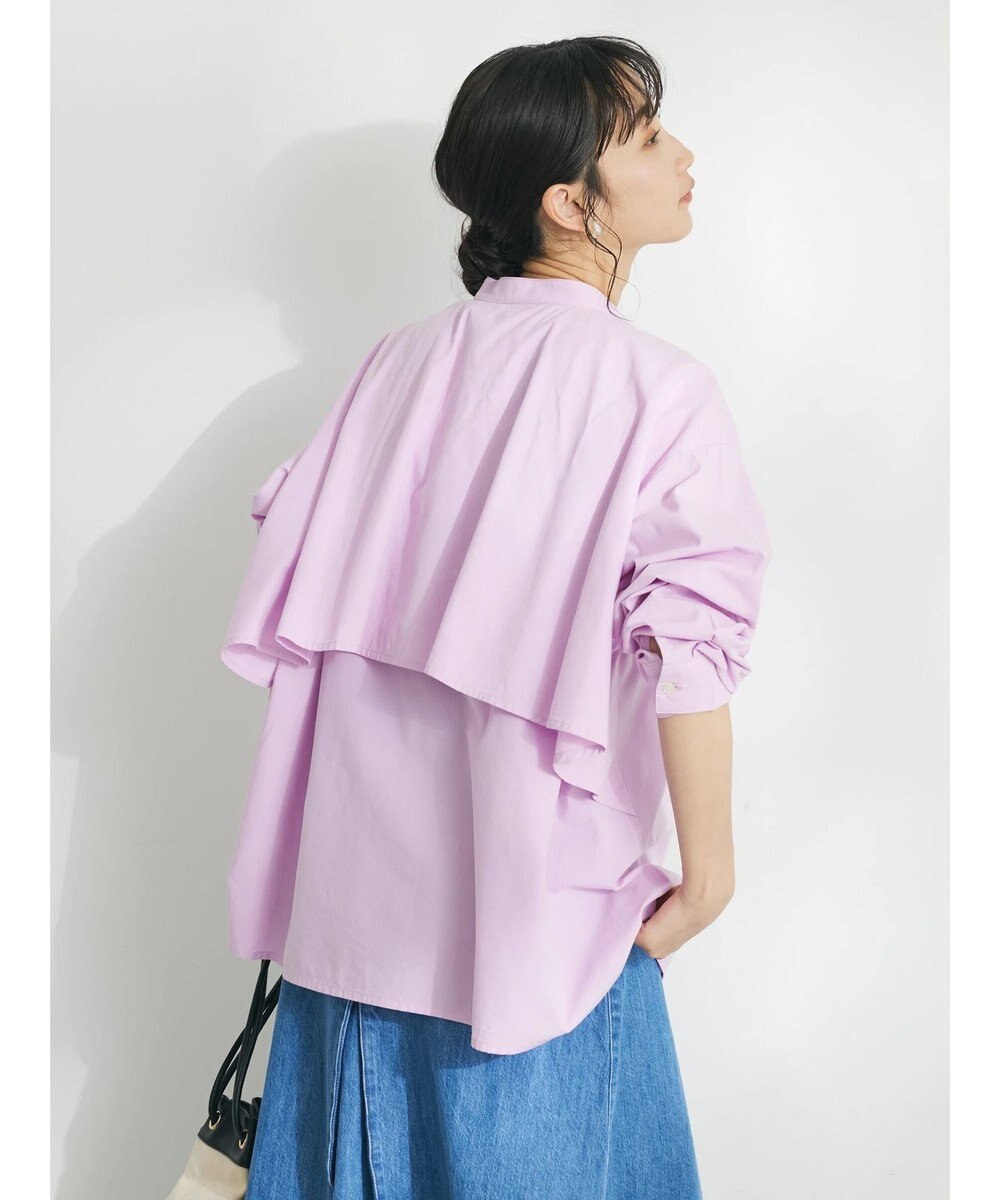 CRAFT STANDARD BOUTIQUE バックフリルシャツ 