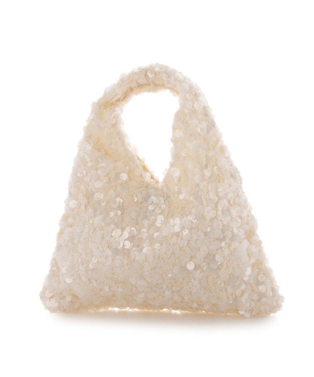 UNBILLION カシュカシュ cachecache / スパンコールトライアングルバッグ 