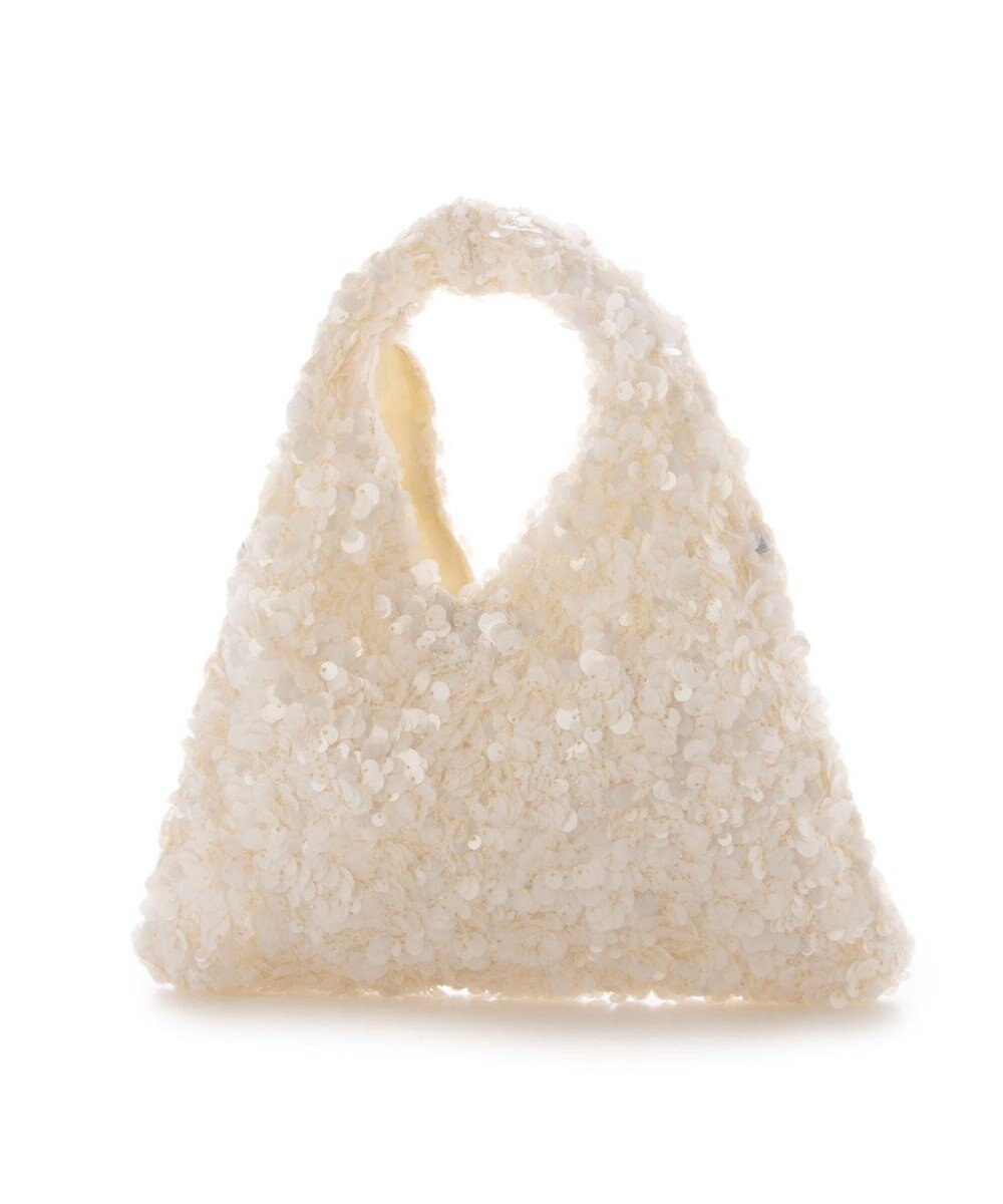 UNBILLION カシュカシュ cachecache / スパンコールトライアングルバッグ 