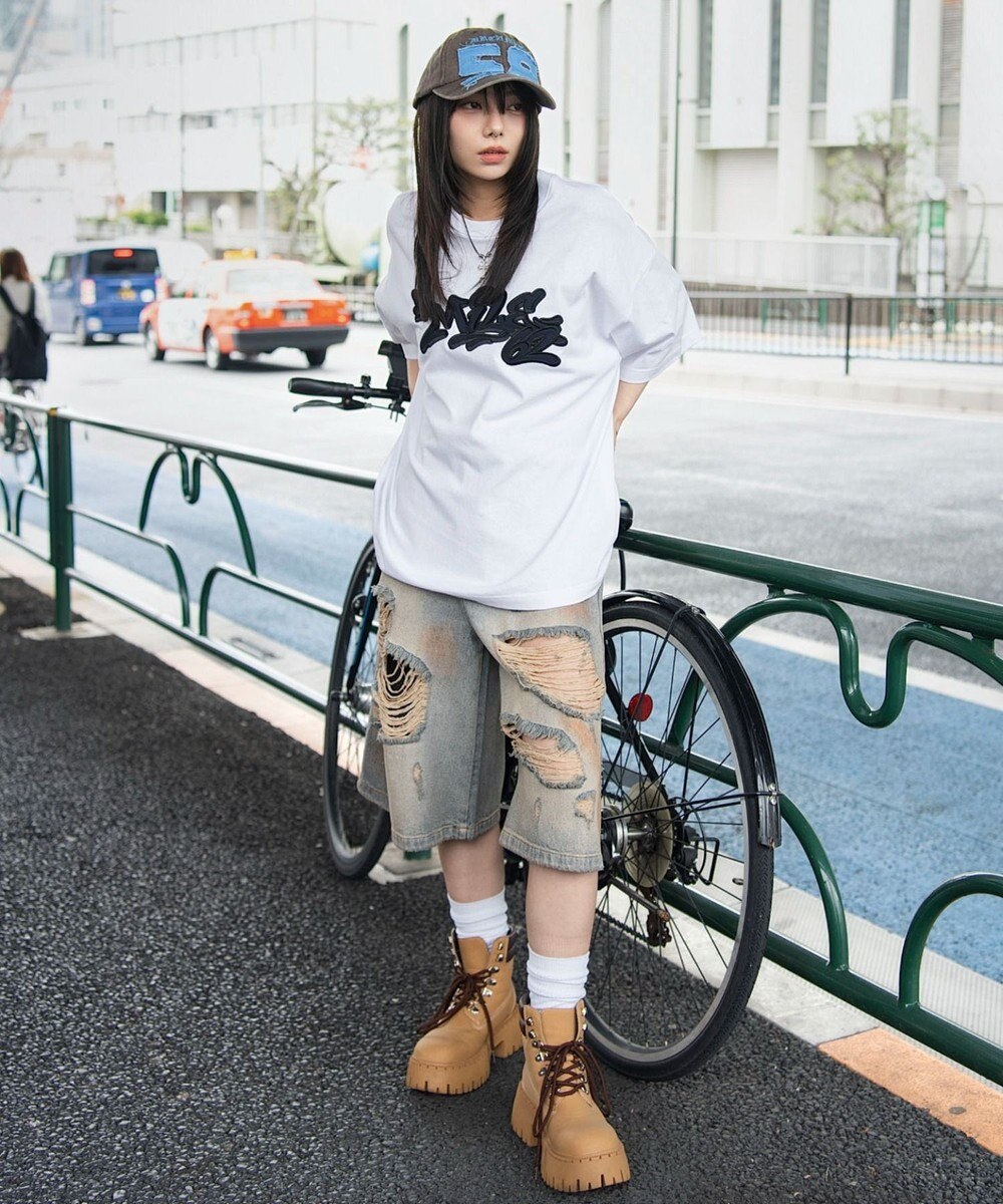 WEGO 【ユニセックス着用ITEM/MLサイズ展開】グラフィックBIG　T（SS） 