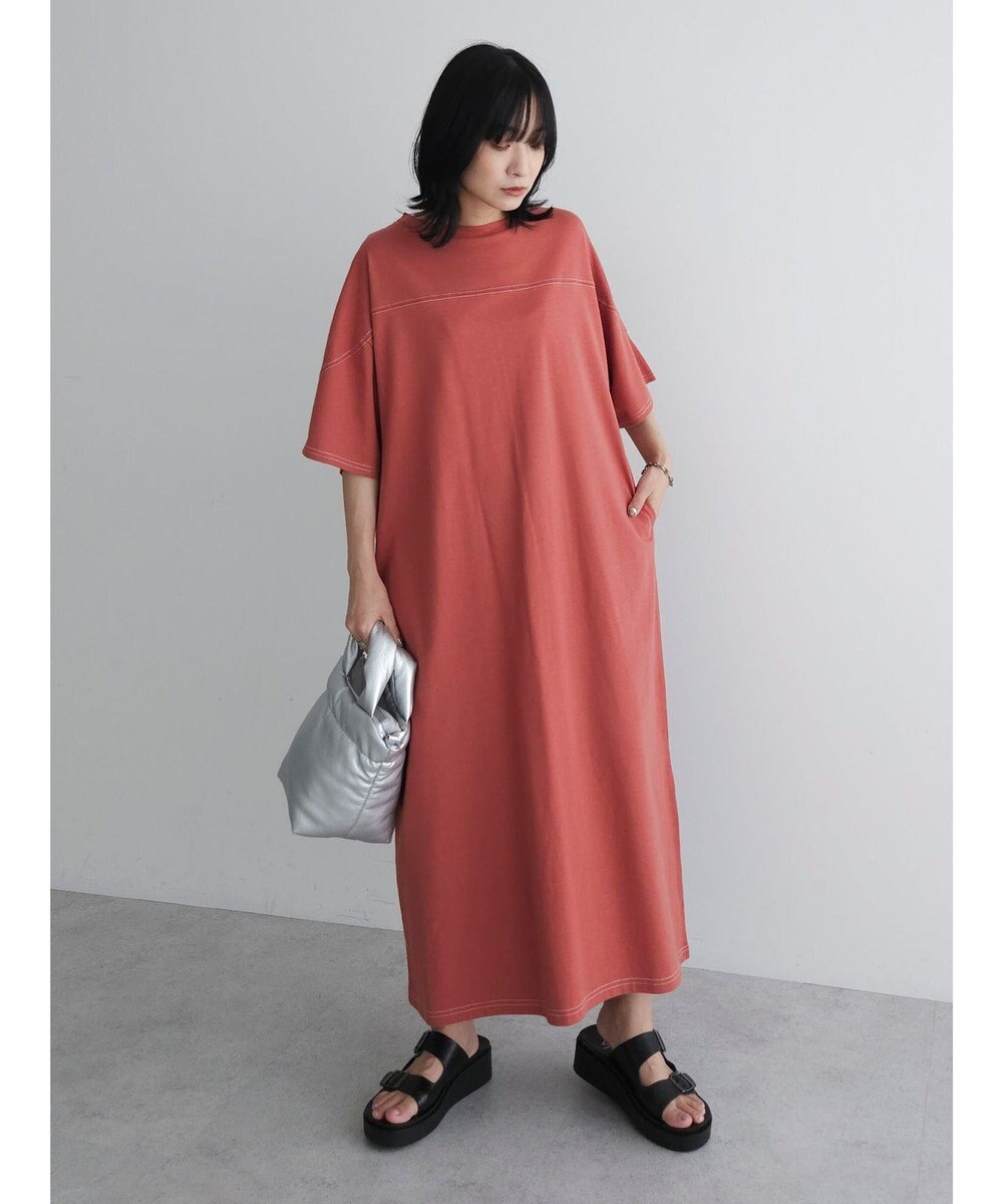 Green Parks ・ＳＵＧＡＲ　ＳＰＯＯＮ【ＣＯＯＬ】ステッチＴＥＥワンピ 