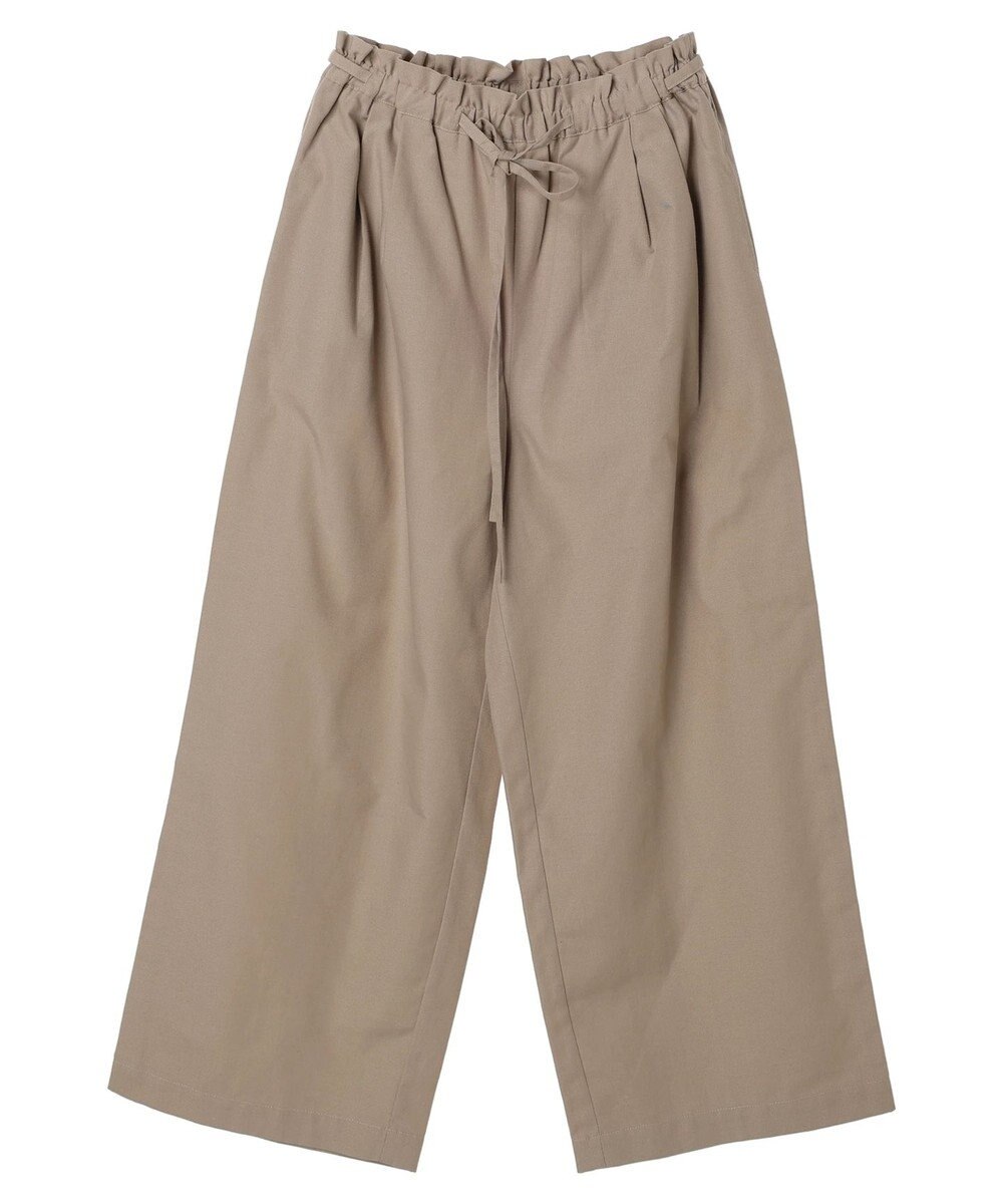 Green Parks 綿麻混バギーパンツ 