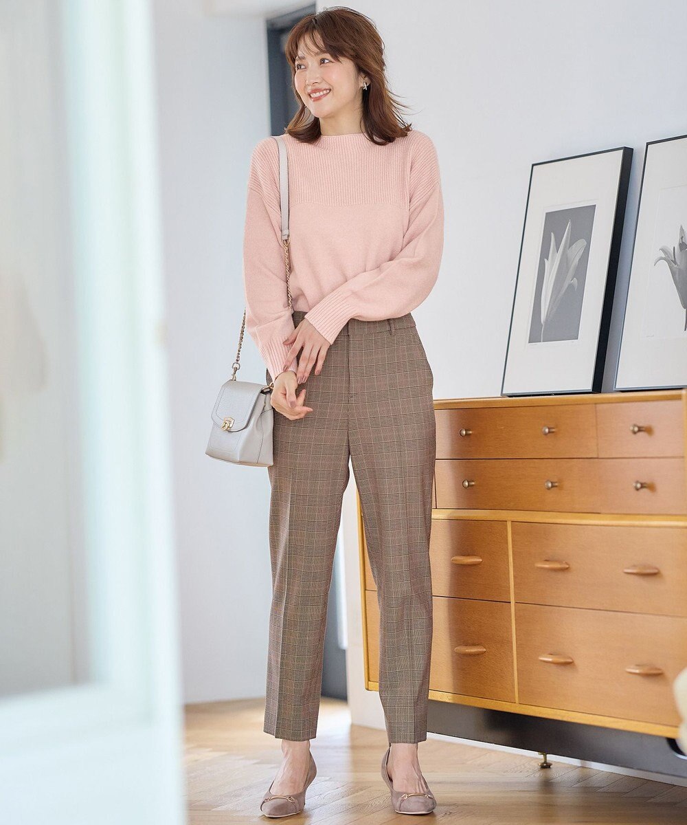 ANY SIS 【大人百花掲載 ヨンアさん着用】シリーズ累計7万本突破！サーモ2WAYストレッチ テーパードパンツ 