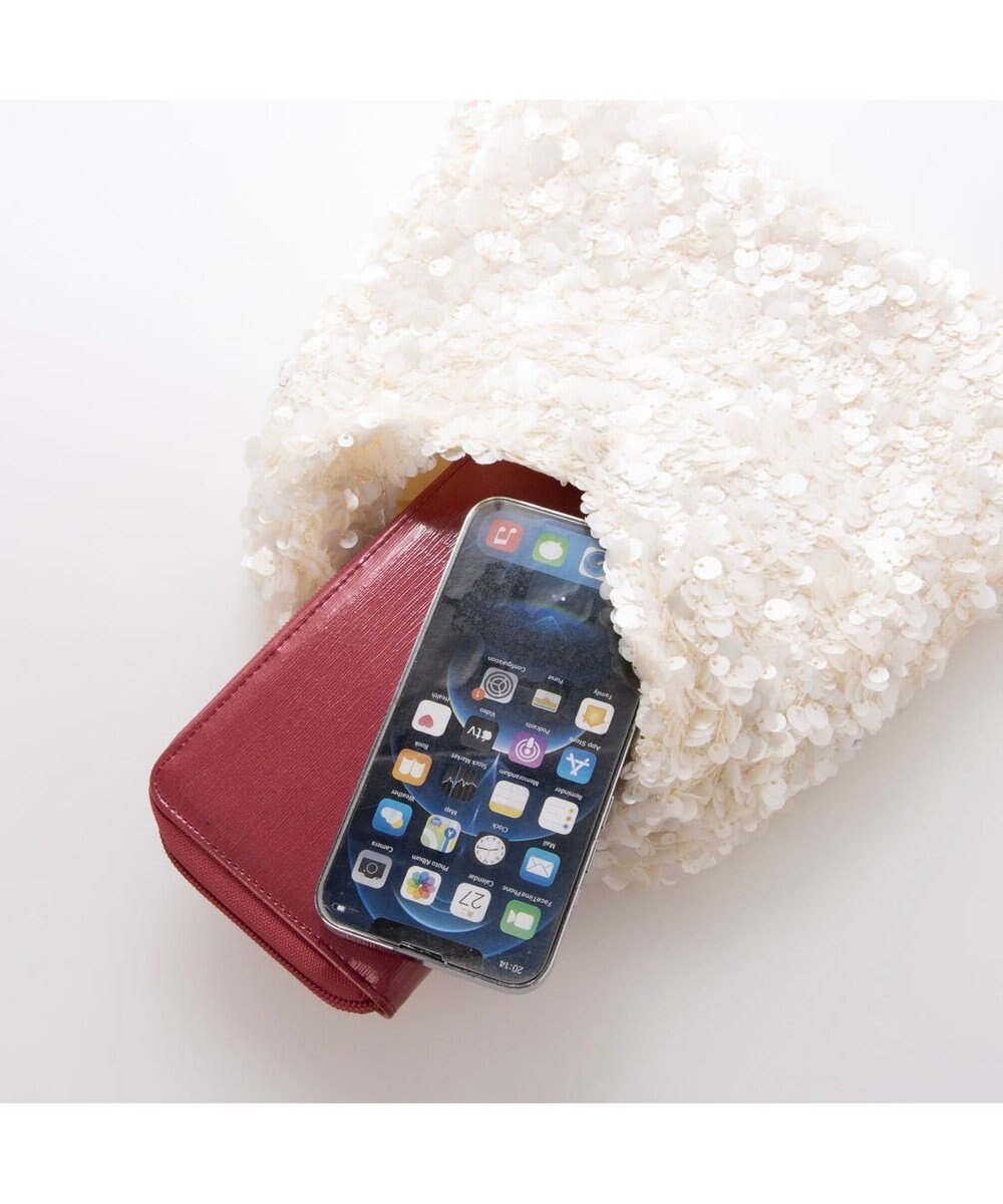 UNBILLION カシュカシュ cachecache / スパンコールトライアングルバッグ 