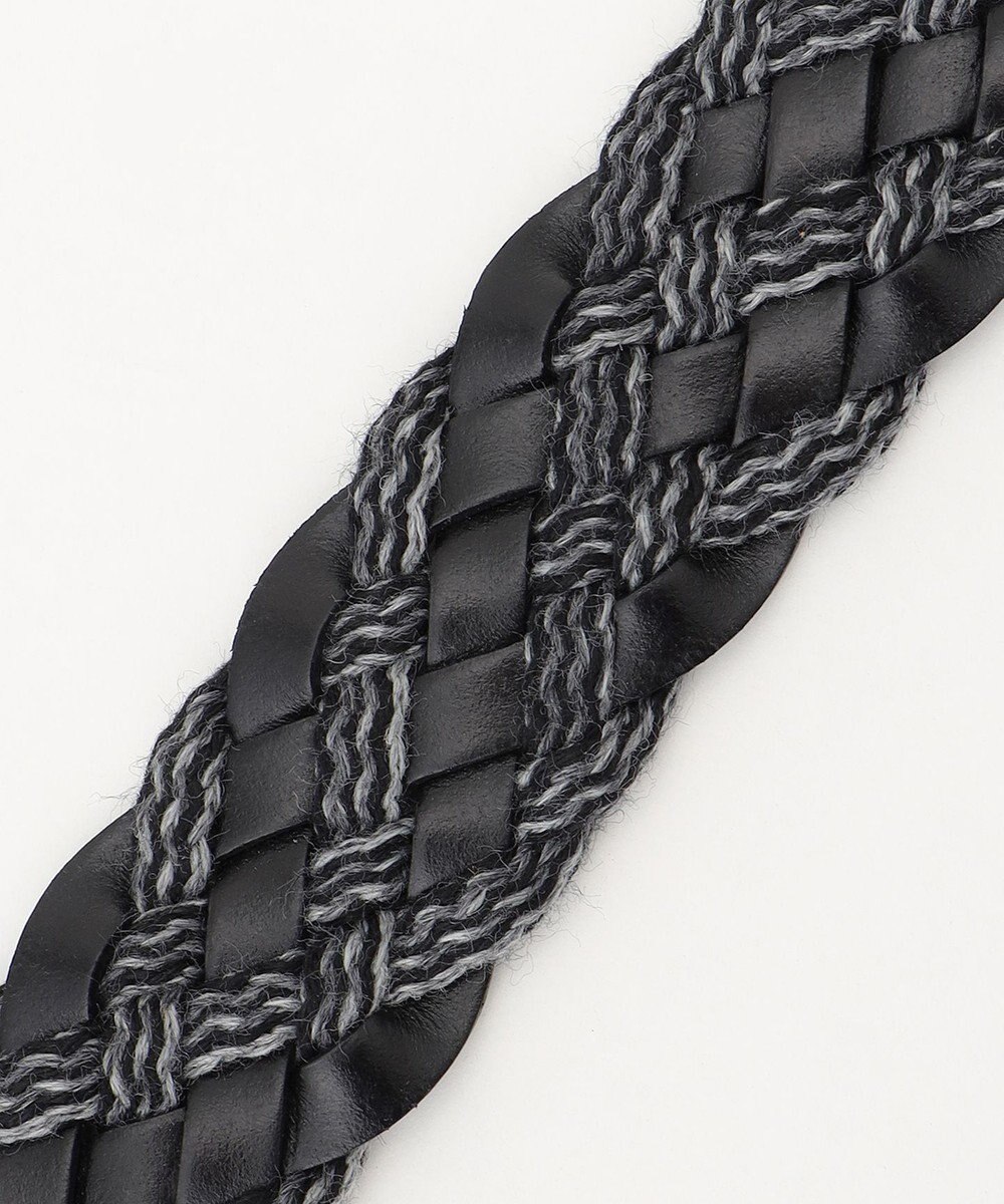 JOSEPH ABBOUD  【イタリア素材/日本製】レザーミックスブレンズ ベルト 