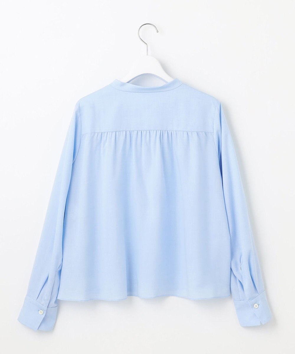 自由区 S 【洗える】SOMELOSクロップド丈 ブラウス 