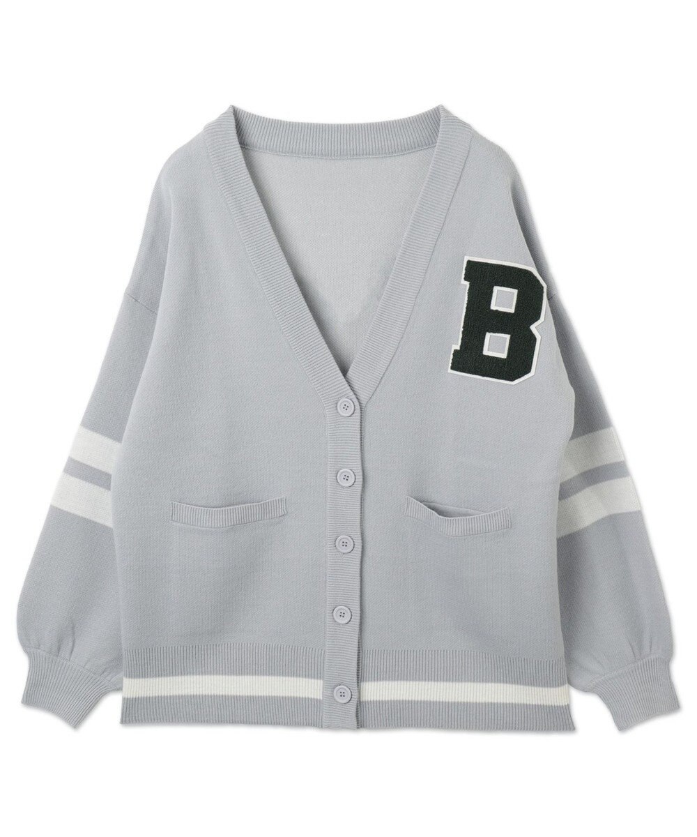 WEGO レタードカーディガン 