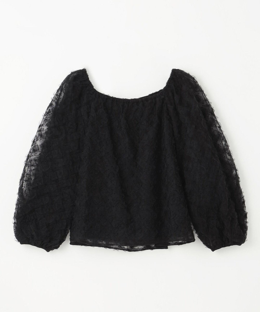 GRACE CONTINENTAL チュール刺繍トップ 