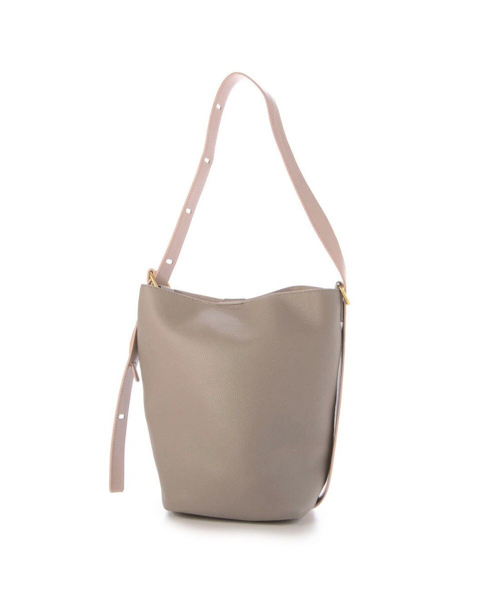 UNBILLION カシュカシュ cachecache / シボフェイクレザーソフトホーボーバッグ 