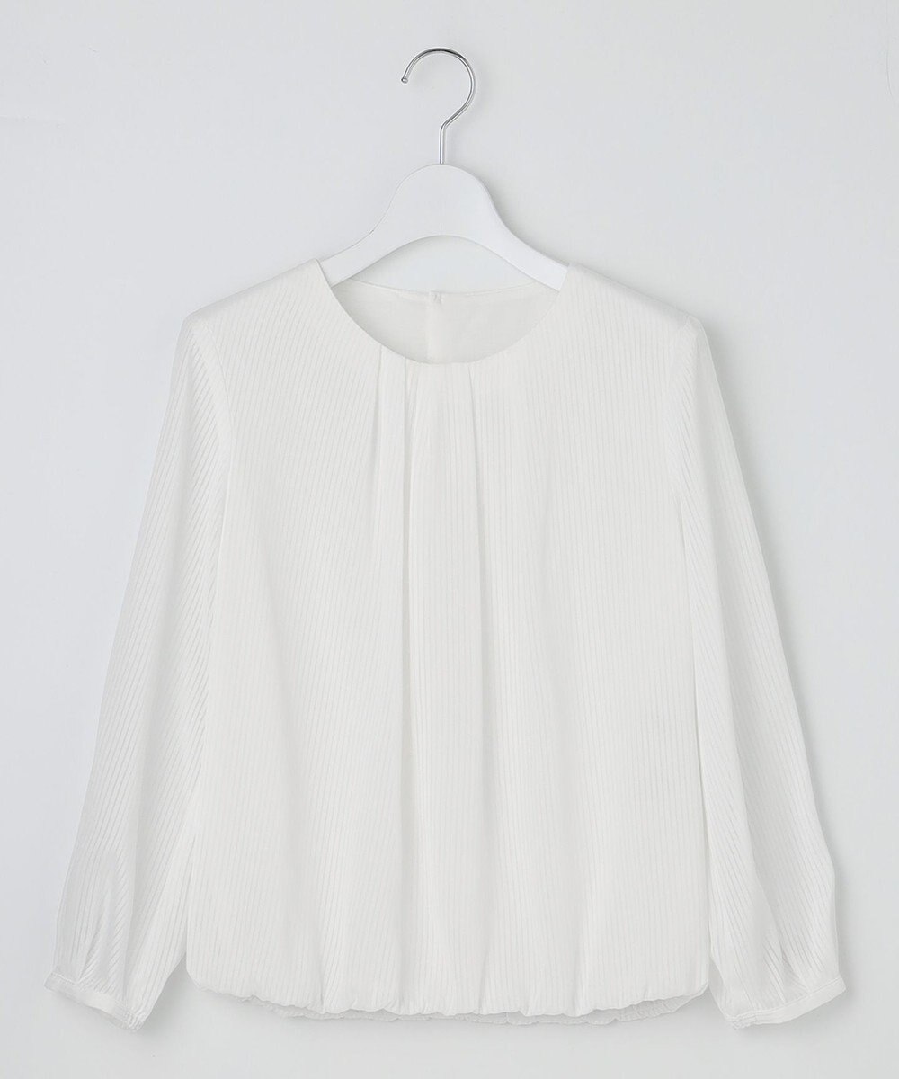 J.PRESS LADIES シャドーストライプ クルーネック カットソー 