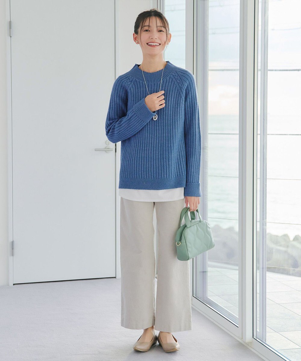 Tiaclasse メランジケーブルラグラントップス 