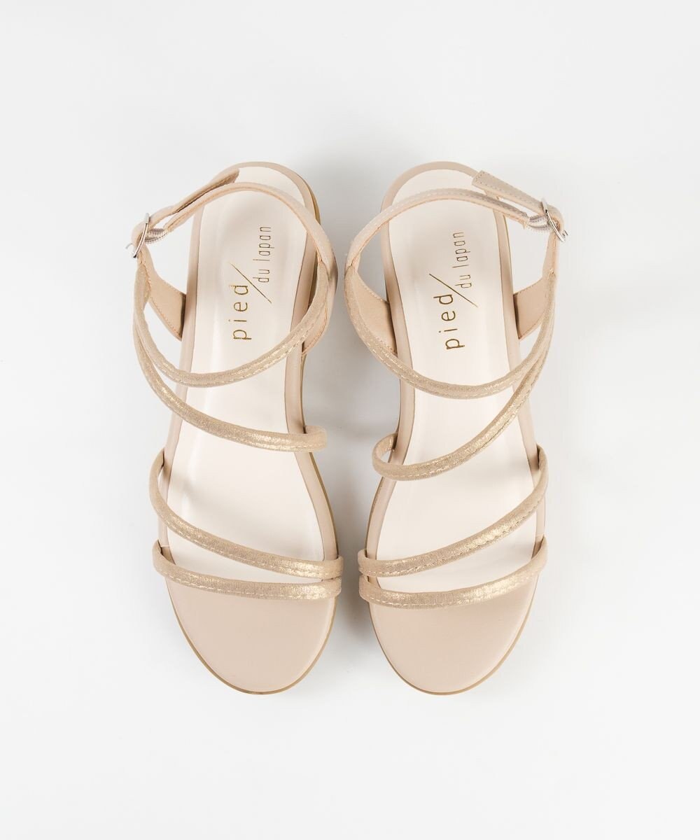 BONTRE 【pied du lapan/ピエドラパン】ナローストラップソールサンダル/50759ZI 