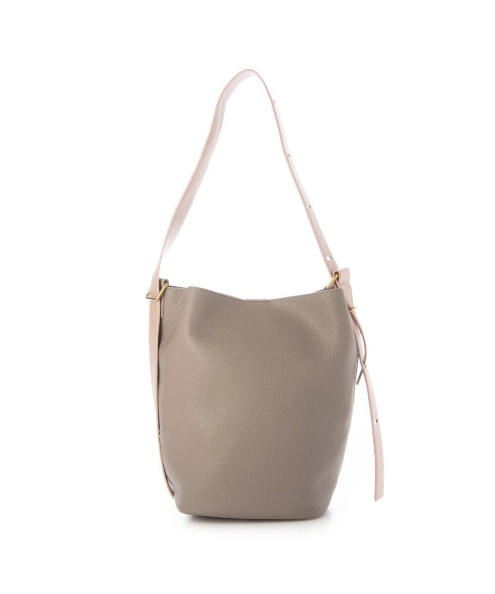 UNBILLION カシュカシュ cachecache / シボフェイクレザーソフトホーボーバッグ 