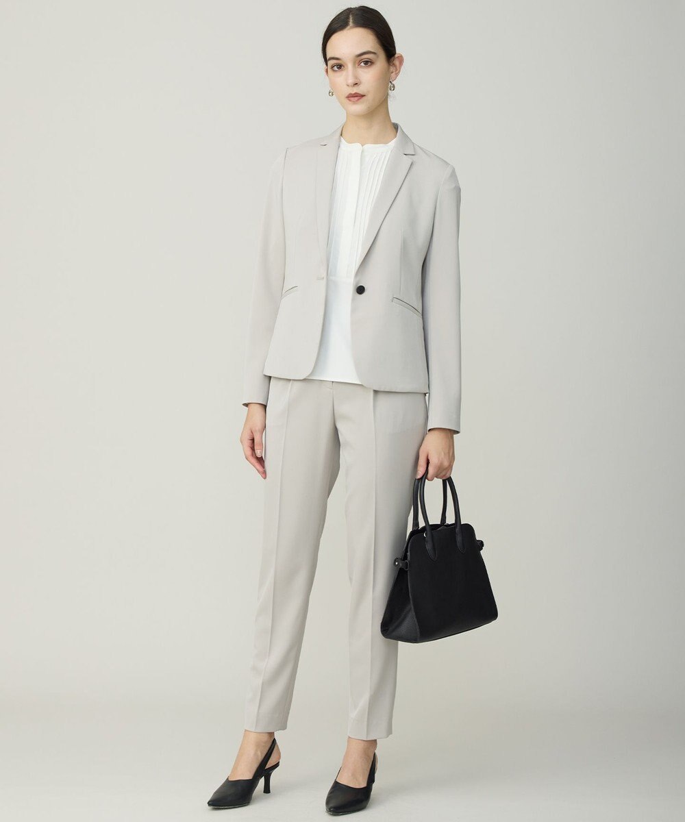 ICB L イージージョーゼット ピンタックカットソー 