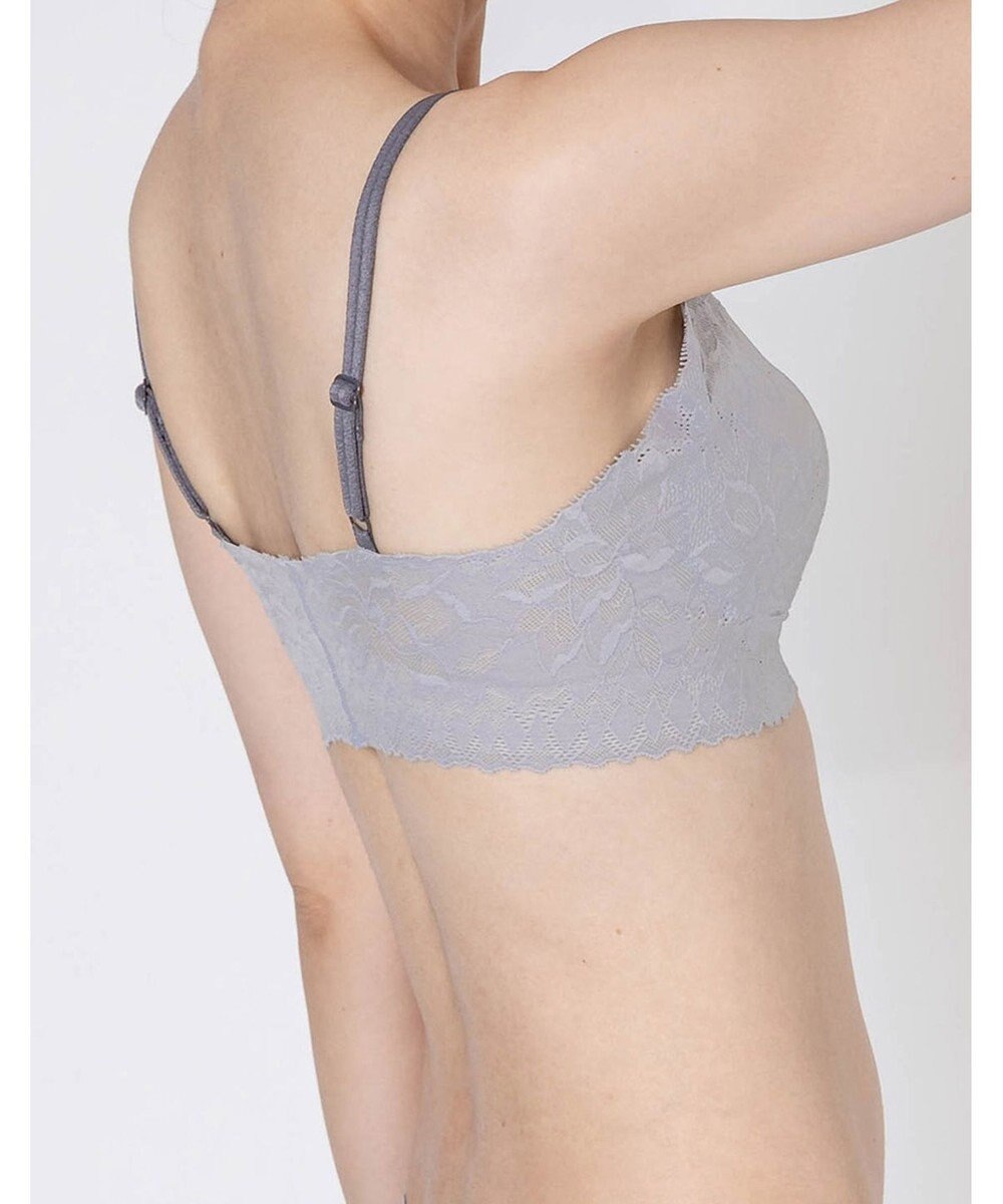 WACOAL 【GOCOCi ゴコチ】 ブラレット アウターにひびきにくい 肌あたりのやさしいレース ワイヤレス ブラジャー ノンワイヤーブラ レディース CGG297 /ワコール 