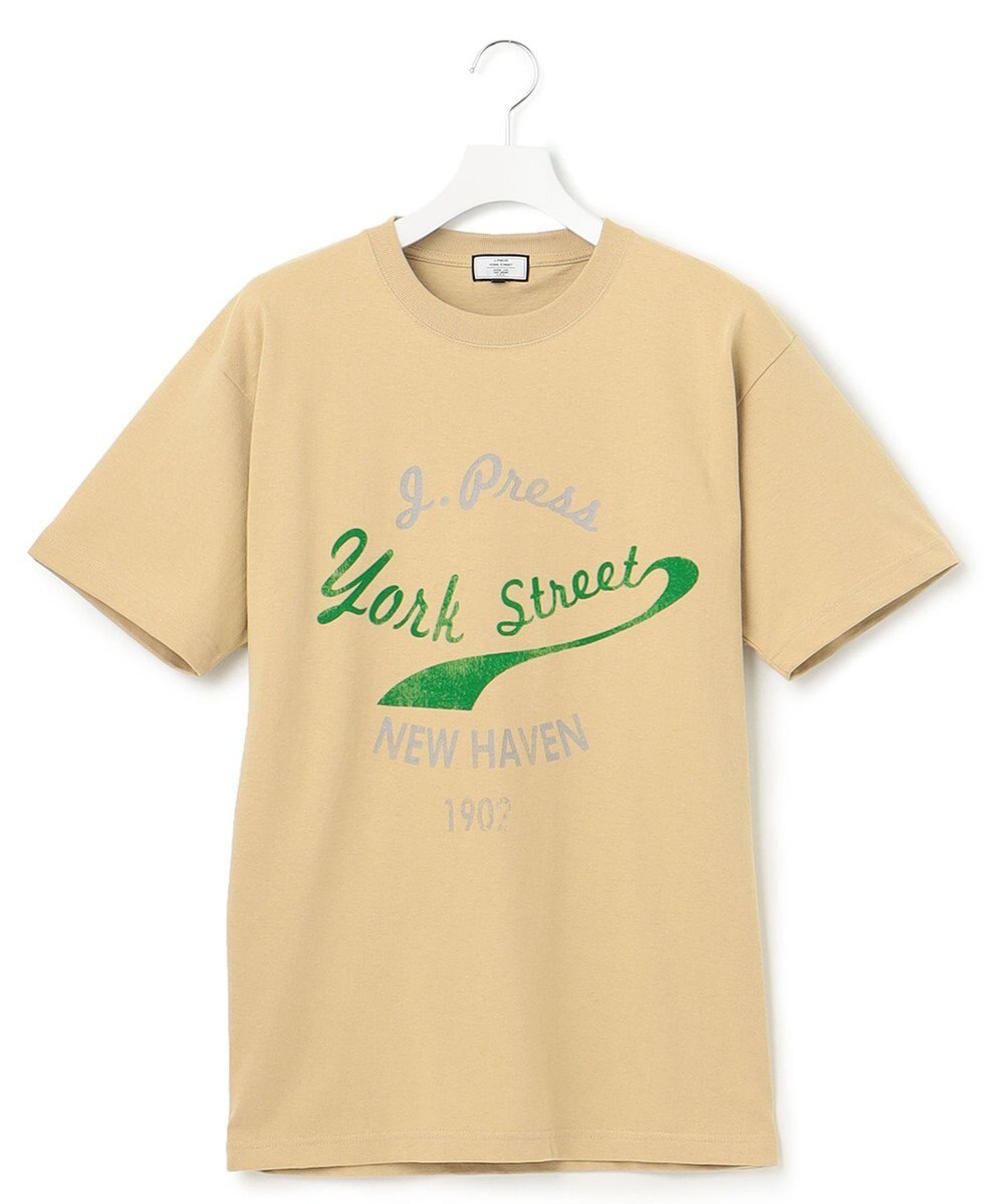 J.PRESS YORK STREET 【UNISEX】ロゴデザインプリントTシャツ 